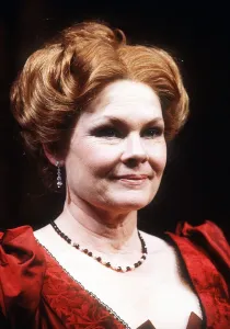 Judi Dench actress in the play Waste at the Lyric Theatre in London in May 1985 Judi Dench actress in the play Waste at the Lyric Theatre in London in May 1985
