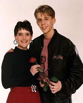 Images Dated 23rd February 1992: Judy brook Actress in Coronation Street with fellow actor Nick Cockrane