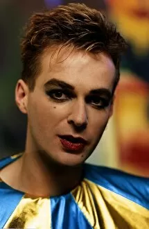 00126 Gallery: Julian Clary alternative comedian and entertainer recording Sticky Moments for Television