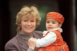Images Dated 27th January 1994: Julie Walters actress Jacob Scipio actor Bambino Mio in a special Screen One film