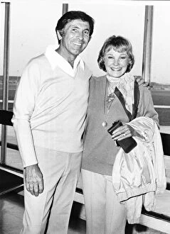 June Allyson actress with her husband David Ashrow At Londons Heathrow
