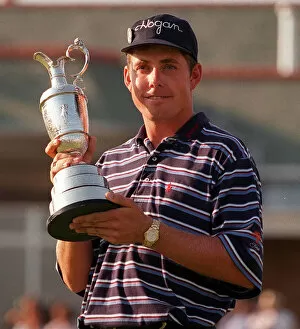 Images Dated 20th July 1997: Justin Leonard Wins the 126th Royal Troon golf Open July 1997