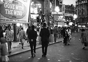 Images Dated 7th October 1975: The Juvenile Police Squad at work in Londons West End