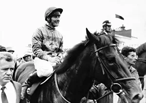 Images Dated 2nd June 1988: Kahyasi Racehorse ridden by jockey Ray Cochrane winning the Epsom Derby - June 1988