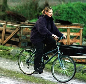 Kate Winslet actress Nov 1998 on honeymoon in the Scottish Highlands on the way back Kate Winslet actress Nov 1998 on honeymoon in the Scottish Highlands on the way back