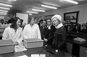 Katharine, Duchess of Kent visits Dudley. 31st October 1973