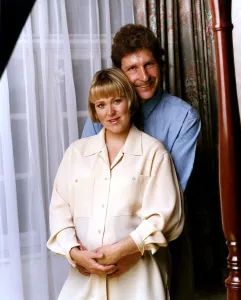 Images Dated 30th September 1993: Kathryn Holloway TV Presenter With Boyfriend Andy Watts