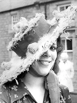 Kathy Gillespie with her Easter bonnet in 1976 Kathy Gillespie with her Easter bonnet in 1976