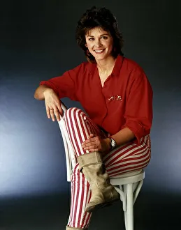 Kathy Tayler TV Presenter. 11th November 1989 Kathy Tayler TV Presenter. 11th November 1989