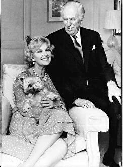 Katie Boyle TV and Radio Personality with husband No 3 Peter Saunders
