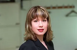 Images Dated 9th July 1996: Katie Puckrik TV Presenter as she appears naturally before being made up to simulate