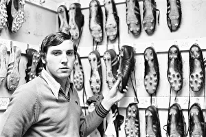 Keith Leonard Aston Villa striker seen here hanging up his boots for the last time after Keith Leonard Aston Villa striker seen here hanging up his boots for the last time after