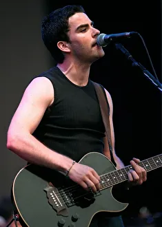 Kelly Jones of the indie group Stereophonics on stage at T in the Park July 1999 Kelly Jones of the indie group Stereophonics on stage at T in the Park July 1999