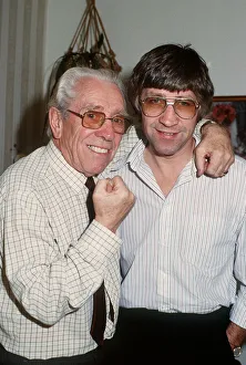 Jon Scan Gallery: Ken Buchanan boxer with his father October 1989