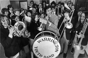 Ken Dodd - comedian from Liverpool. Ken with trombone Ken Dodd - comedian from Liverpool. Ken with trombone