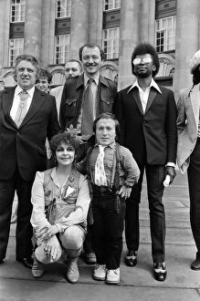 Images Dated 23rd July 1981: Ken Livingstone, Chairman of the GLC meets some of the stars who will be in the open air