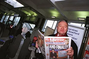 Ken Livingstone MPundergrounf station this morning NOV 1999 Ken Livingstone MPundergrounf station this morning NOV 1999