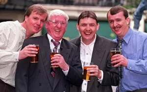 Images Dated 5th March 1996: Ken White who won more than six million pounds on the National Lottery with his sons