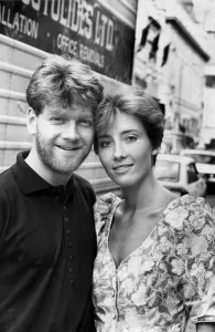 Kenneth Branagh and Emma Thompson at TV photocall - September 1987 Kenneth Branagh and Emma Thompson at TV photocall - September 1987