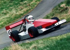 Kenny Cameron November 1997 Driving home made racing car Kenny Cameron November 1997 Driving home made racing car