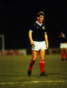 Kenny Dalglish in action for Scotland March 1982 Kenny Dalglish in action for Scotland March 1982