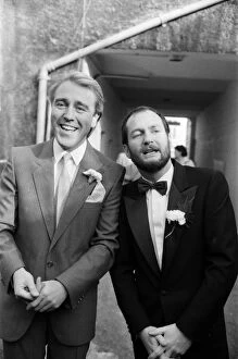 Presenter Collection: Kenny Everett is best man at the wedding of his former wife Lee