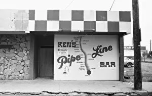 Ken's Pipeline Bar in Fairbanks Alaska USA December 1977