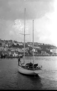 Ketch built at Uphams Yard in Brixham shortly after it was launched in April 1970 Ketch built at Uphams Yard in Brixham shortly after it was launched in April 1970