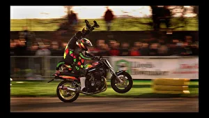Kevin Carmichael during stunt Championships March 1998 Motorcycle circa 1998 Kevin Carmichael during stunt Championships March 1998 Motorcycle circa 1998