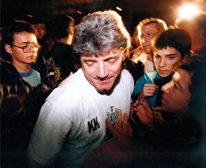 Images Dated 17th October 1994: Kevin Keegan in Bilbao for Newcastles UEFA cup tie October 1994