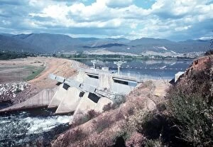 Khancoban control dam and pondage New South Wales in Australia