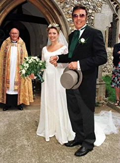 Kim Wilde Actress Singer arrives at the church for her wedding to Hal Fowler with her Kim Wilde Actress Singer arrives at the church for her wedding to Hal Fowler with her