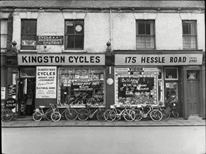 Kingston Cycle shop at 175 Hessle Road Hull 15th March 1968 Various Kingston Cycle shop at 175 Hessle Road Hull 15th March 1968 Various