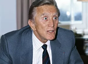 Images Dated 1st April 1987: Kirk Douglas, who is appearing in the film 'Tough Guys'. April 1987