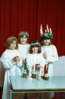 Kirklees Anglo Scandinavian Society celebrating Luciafest (Saint Lucy' Kirklees Anglo Scandinavian Society celebrating Luciafest (Saint Lucy'