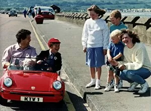 Images Dated 27th October 1995: The Krankies childs car seaside promenade