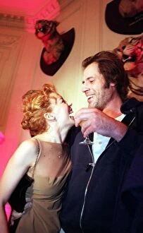 Images Dated 15th August 1997: Kylie Minogue and Boyfriend Stephane Sednaoui at the Film Festival Party at Hopetoun