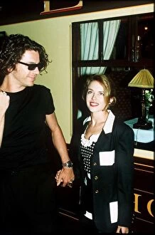 Kylie Minogue Pop Singer / Actress with Michael Hutchence Dbase MSI A©Mirrorpix