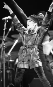 Kylie Minogue on stage during her concert at the NEC Arena in Birmingham 17th April 1990 Kylie Minogue on stage during her concert at the NEC Arena in Birmingham 17th April 1990