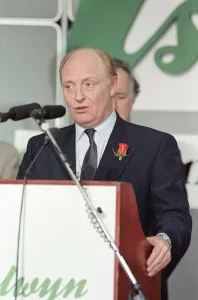 Images Dated 10th April 1992: Labour leader Neil Kinnock receives the results of the 1992 General Election