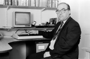 Images Dated 9th January 1987: Labour MP John Smith at home in Edinburgh in his study. 26th September 1984