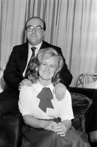 Images Dated 9th January 1987: Labour MP John Smith at home in Edinburgh with his wife Elizabeth. 26th September 1984