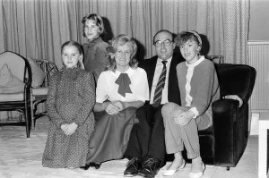 Images Dated 9th January 1987: Labour MP John Smith at home in Edinburgh with his wife Elizabeth
