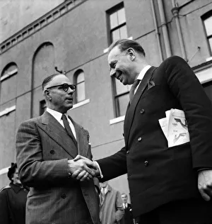 Labour Party Conference 1952 Conference Chairman Harry Earnshaw (L Labour Party Conference 1952 Conference Chairman Harry Earnshaw (L