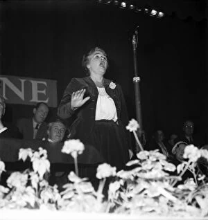 00020 Gallery: Labour Party Conference 1952 Jennie Lee addresses 'Tribune'