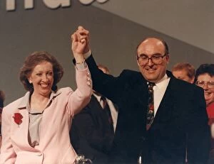 Images Dated 16th October 1992: Labour Party Conference 1992. Newley appointed Labour Leader John Smith seen here