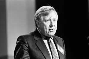 Images Dated 30th September 1985: Labour Party conference, Bournemouth. Shadow Chancellor of the Exchequer Roy Hattersley