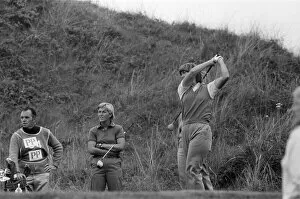 Images Dated 29th July 1982: Ladies British Open Championship at Southport. Debbie Massey, Pia Nilsson. 29th July 1982