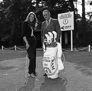 Images Dated 1st August 1975: Ladies golf at Sunningdale. Karolyn Kertzman. 1st August 1975