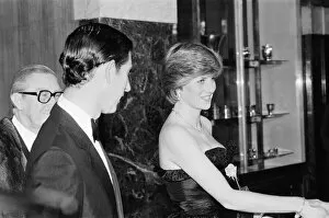 Images Dated 9th March 1981: Lady Diana Spencer attended her first public engagement tonight